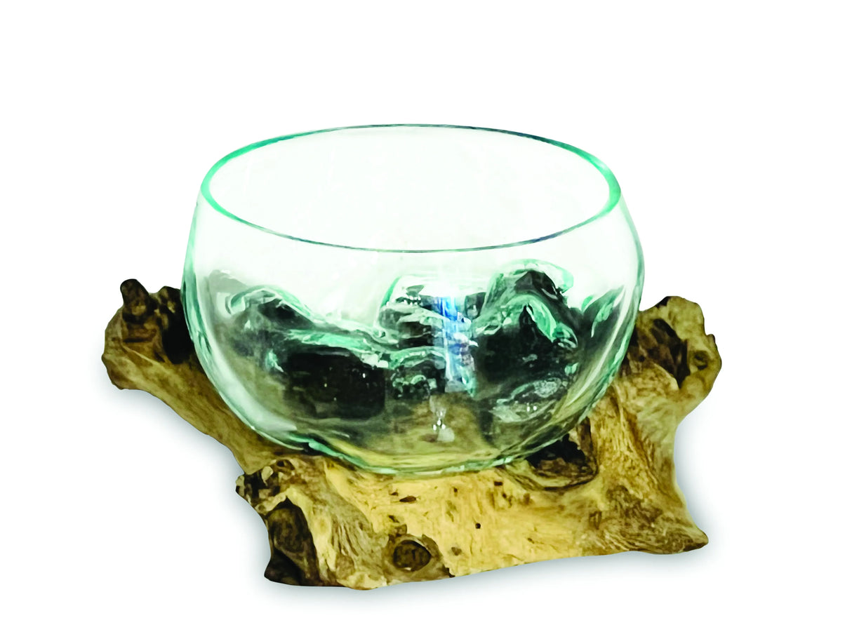 ROOT WITH GLASS FRUIT BOWL TINY