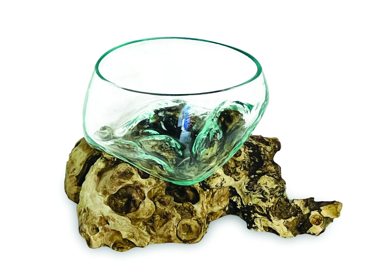 ROOT WITH GLASS FRUIT BOWL TINY