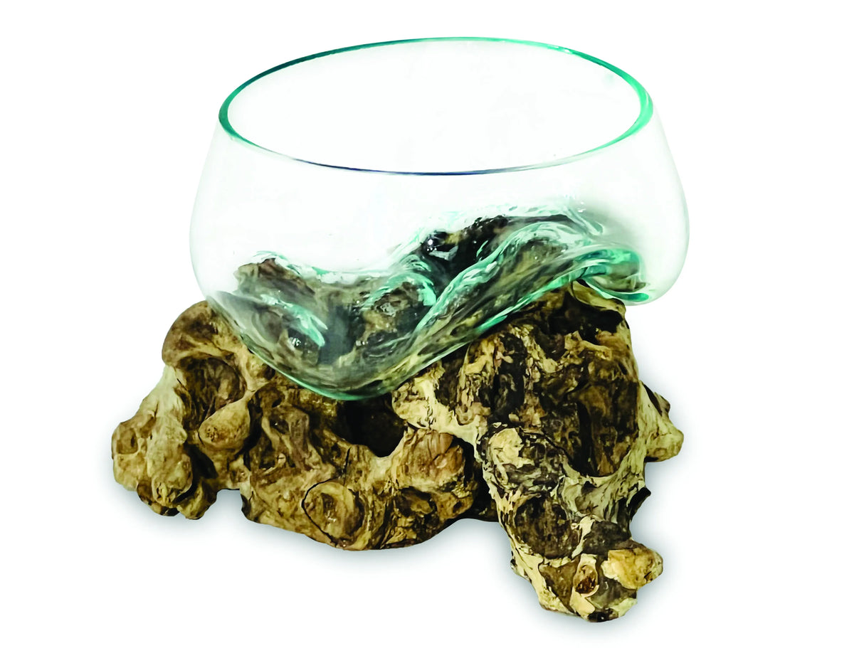 ROOT WITH GLASS FRUIT BOWL TINY