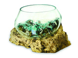 ROOT WITH GLASS FRUIT BOWL SMALL