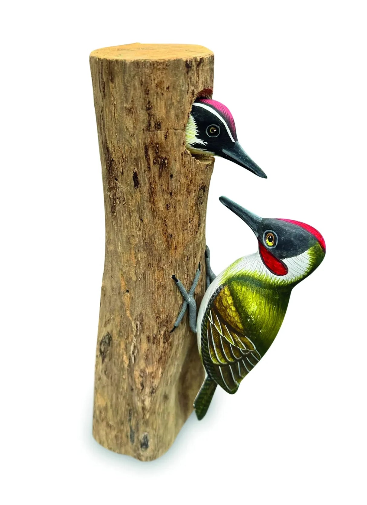 WOOD PECKER AND CHICK LARGE 28CM