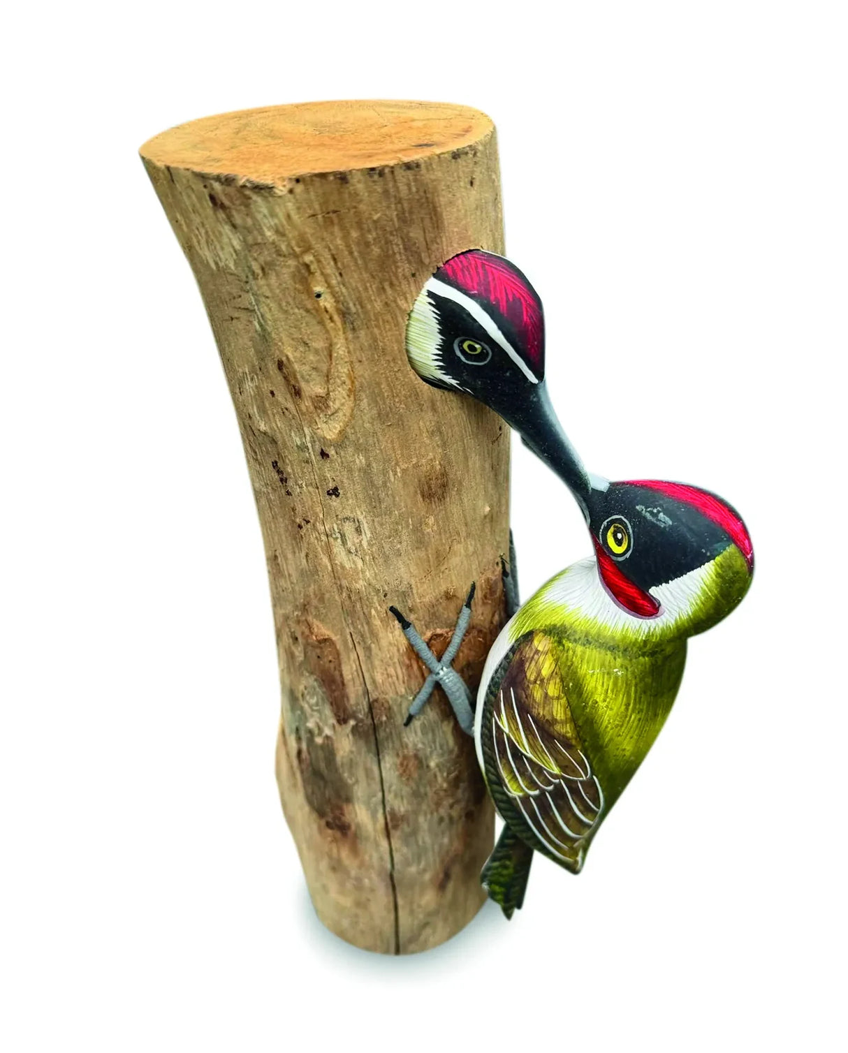 WOOD PECKER AND CHICK LARGE 28CM
