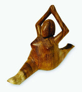 LARGE YOGA LADY MONKEY POSE 15CM