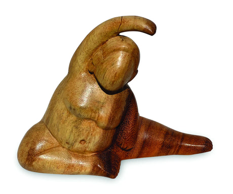 LARGE YOGA LADY SEATED SIDE BEND  POSE 15CM