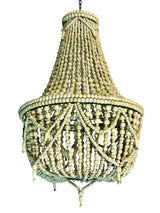 ARTISAN BEADED LAMPSHADE 50X50X65CM BALI SAND