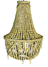 ARTISAN BEADED LAMPSHADE 50X50X65CM BALI SAND