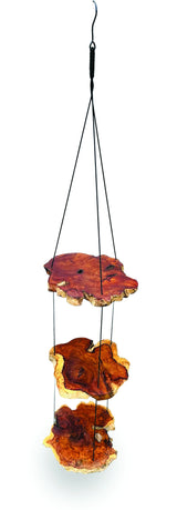 HANGING TREE ROOT SLICES 3 SHELVES 100CM