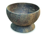 NATURAL COCONUT BOWL WITH COCONUT BASE