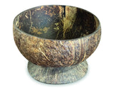 NATURAL COCONUT BOWL WITH COCONUT BASE