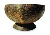 NATURAL COCONUT BOWL WITH COCONUT BASE