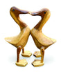 KISSING DUCK PAIR 25CM