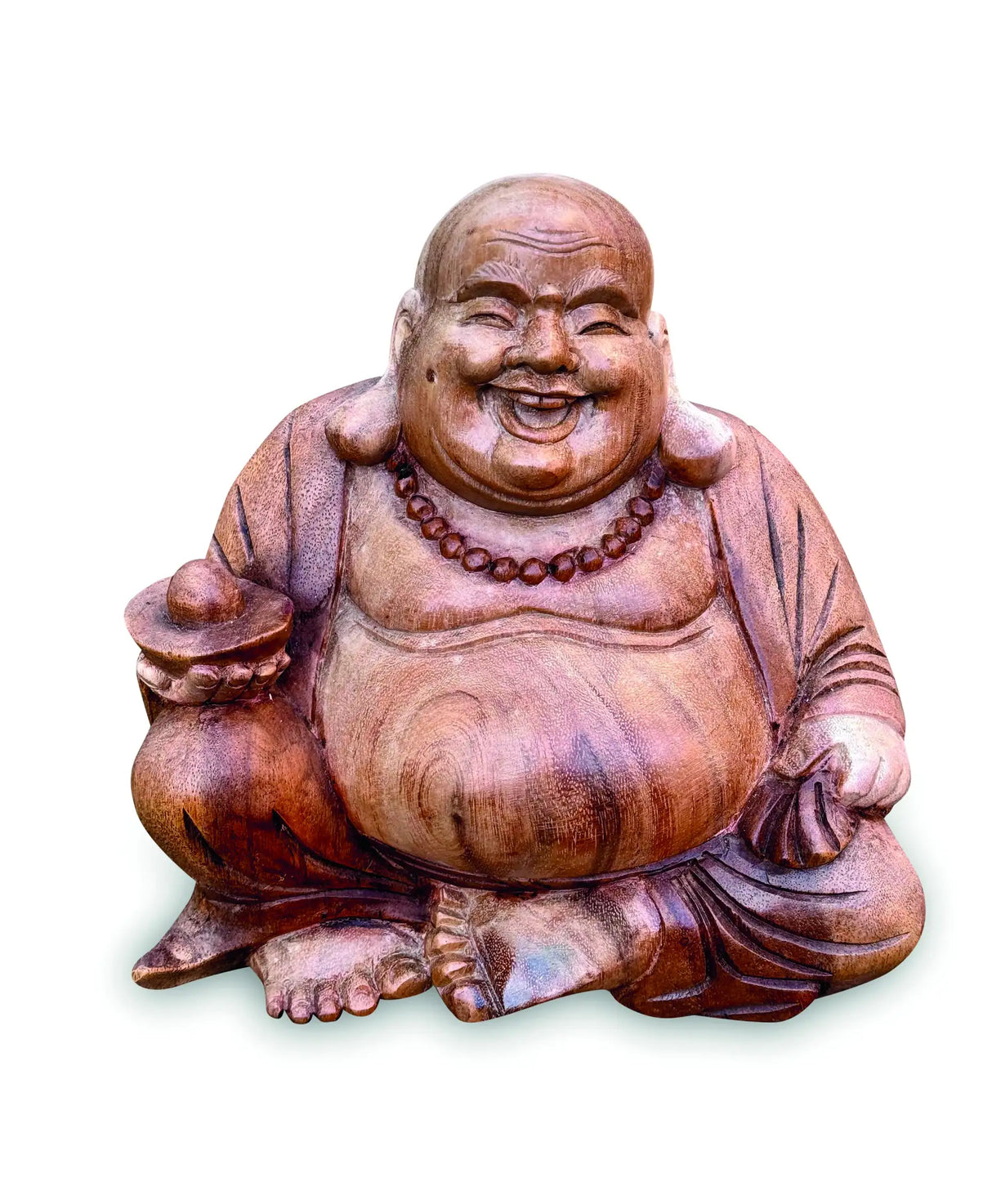 HAPPY BUDDHA SCULPTURE 20CM