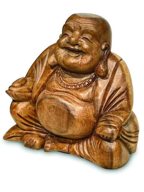HAPPY BUDDHA SCULPTURE 20CM