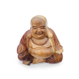 HAPPY BUDDHA SCULPTURE 20CM