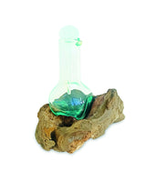 ROOT MOLTEN GLASS BABY DECANTER OR OIL/VINEGAR BOTTLE  20CM