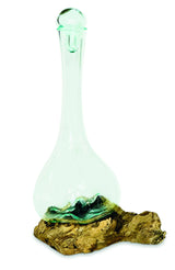 ROOT MOLTEN GLASS GIANT/LARGE DECANTER 55CM