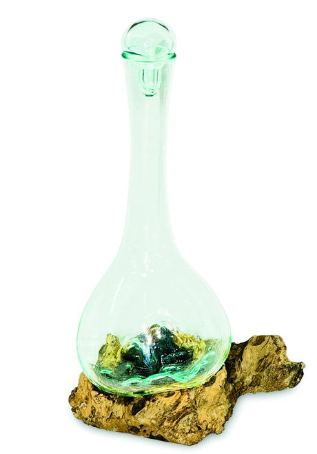 ROOT MOLTEN GLASS GIANT/LARGE DECANTER 55CM