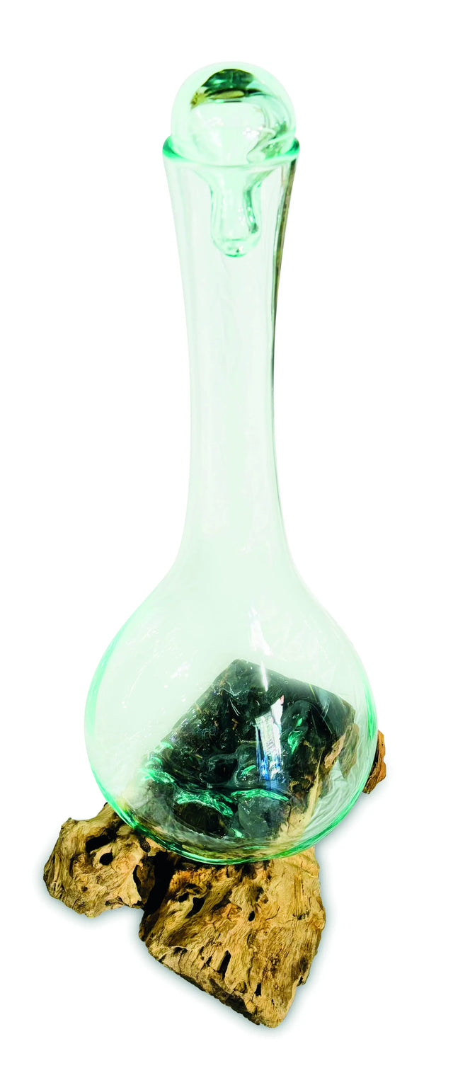 ROOT MOLTEN GLASS GIANT/LARGE DECANTER 55CM