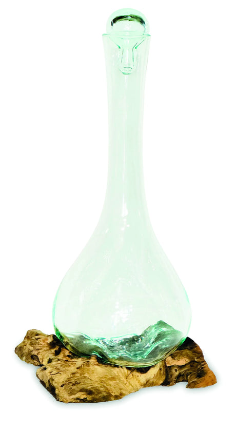 ROOT MOLTEN GLASS GIANT/LARGE DECANTER 55CM