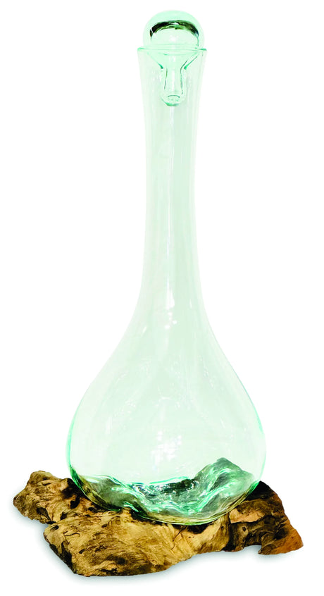 ROOT MOLTEN GLASS GIANT/LARGE DECANTER 55CM