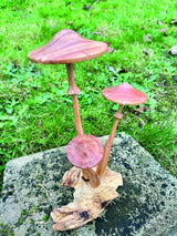 HONEYCUP MUSHROOM SCULPTURE 20cm.