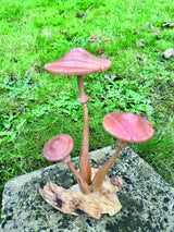 HONEYCUP MUSHROOM SCULPTURE 20cm.