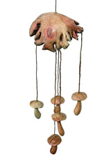 WILD MUSHROOM SCULPTURE WIND CHIME (silent)