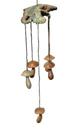 WILD MUSHROOM SCULPTURE WIND CHIME (silent)