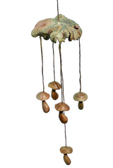 WILD MUSHROOM SCULPTURE WIND CHIME (silent)