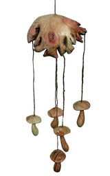 WILD MUSHROOM SCULPTURE WIND CHIME (silent)