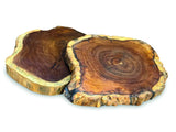 TREE ROOT SLICE PLACEMATS SMALL SIZE  20-25CM