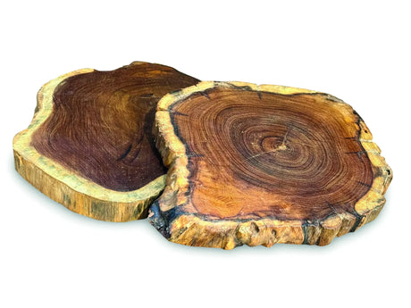 TREE ROOT SLICE PLACEMATS SMALL SIZE  20-25CM