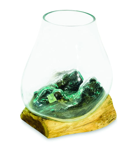 ROOT WITH GLASS BOWL MEDIUM