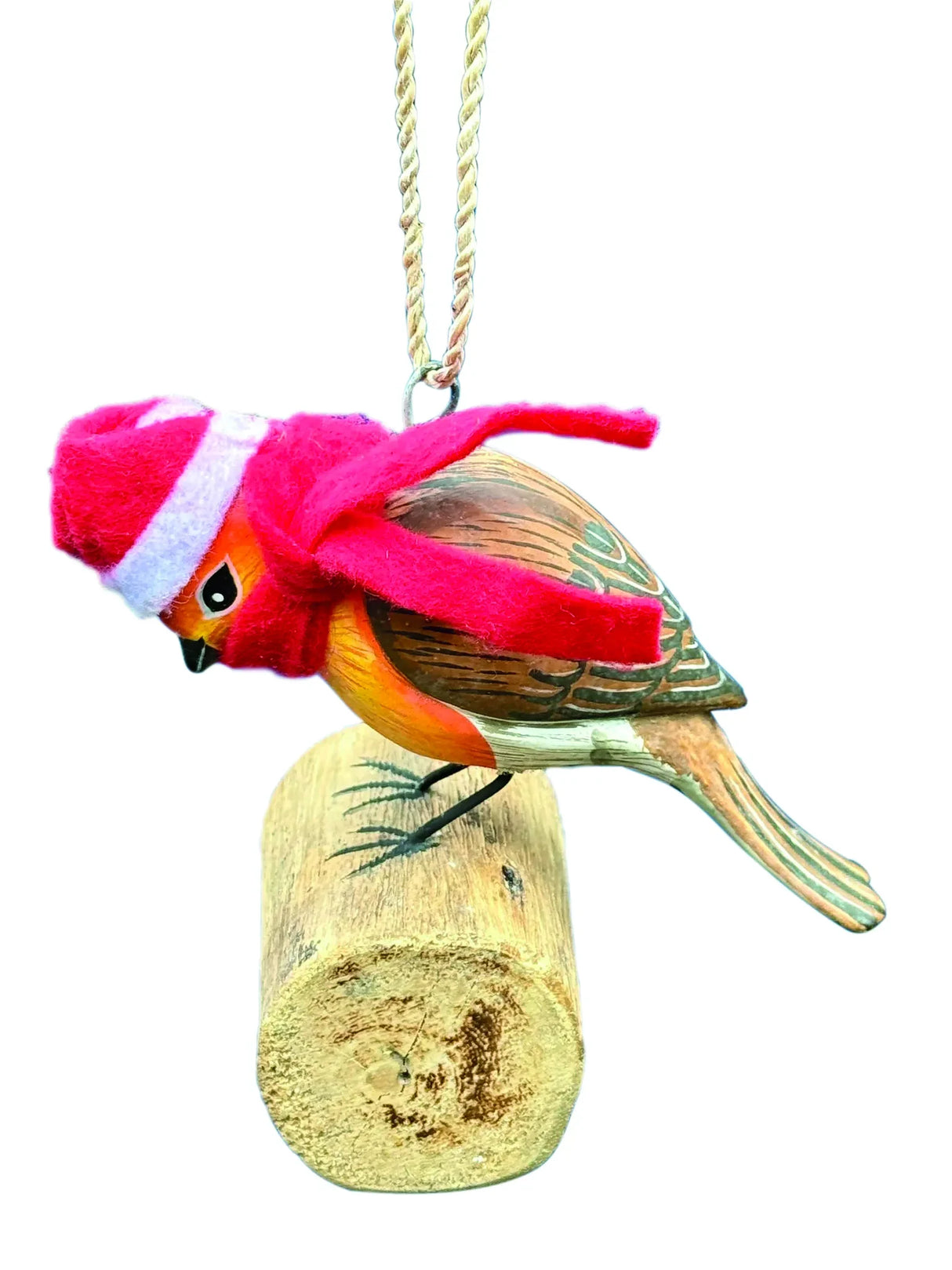 HANGING DECORATION SANTA ROBIN