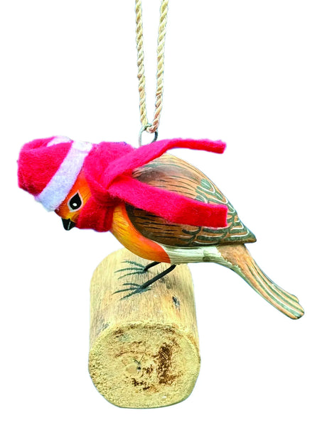 HANGING DECORATION SANTA ROBIN