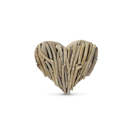 DRIFTWOOD WALL HEART 30 X 25cm