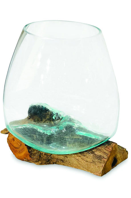 ROOT WITH GLASS BOWL LARGE