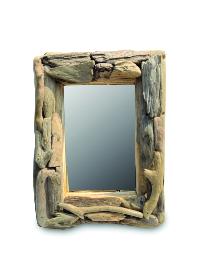 DRIFTWOOD MIRROR 40CM (mini rectangle)