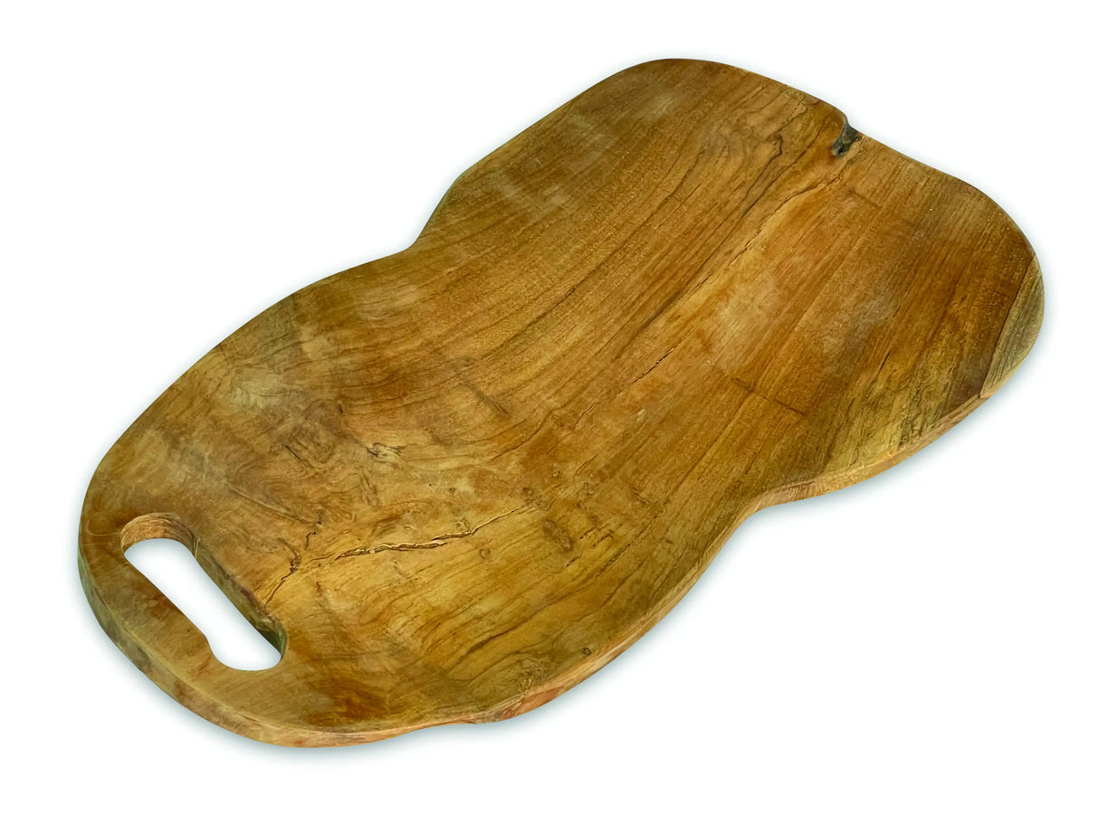TEAK CHOPPING BOARD W/HANDLE 60X30
