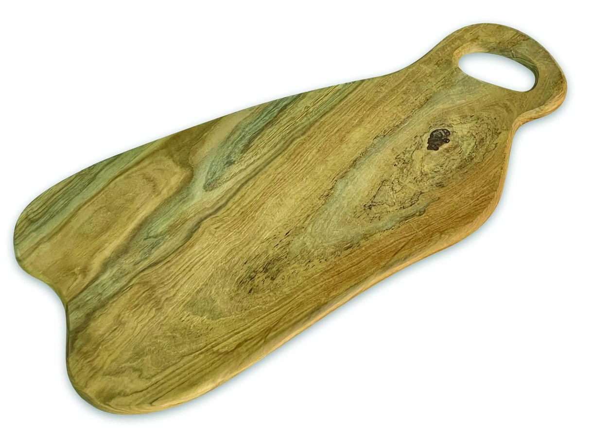 TEAK CHOPPING BOARD W/HANDLE 60X30
