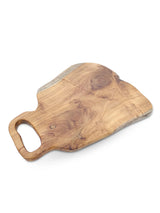 TEAK CHOPPING BOARD W/HANDLE 35X25