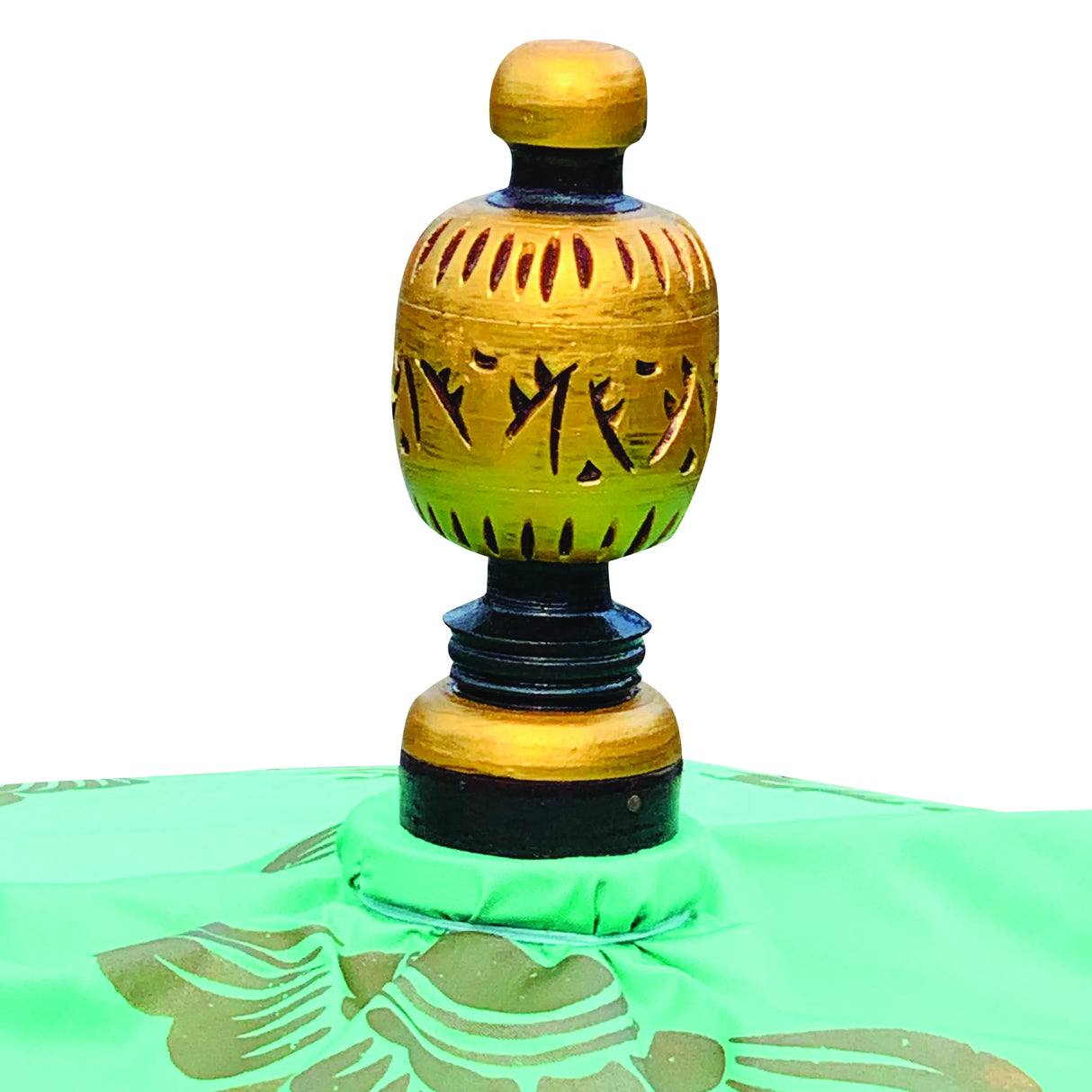 BALI SUN PARASOL MINT AND GOLD KNOCK DOWN