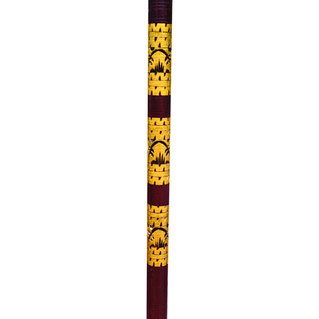 BALI SUN PARASOL ORANGE AND GOLD KNOCK DOWN (with Pole Joint)