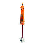BALI SUN PARASOL ORANGE AND GOLD KNOCK DOWN (with Pole Joint)