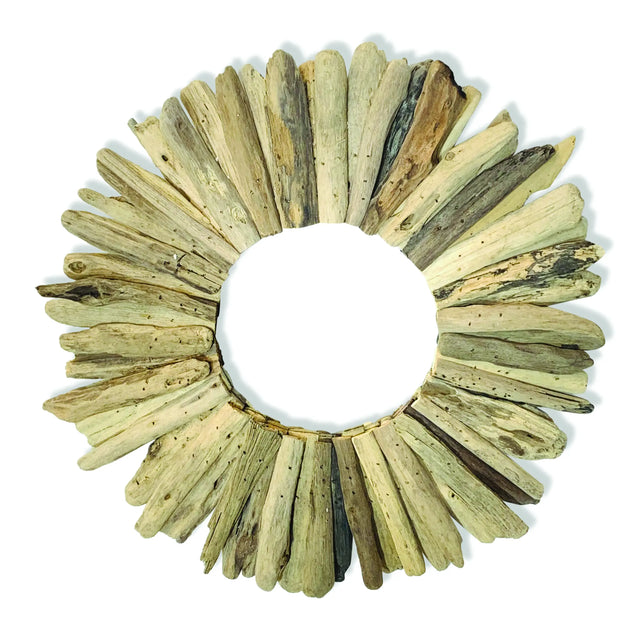 DRIFTWOOD ROUND MIRROR 40cm