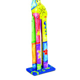 BALI PAINTED GIRAFFE 60cm