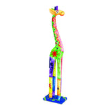 BALI PAINTED GIRAFFE 60cm