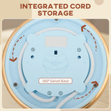 HOMCOM 3kW Rapid Boil Honeycomb Kettle - Light Blue