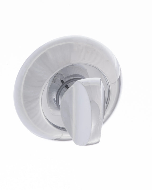 Mediterranean WC Turn and Release on Round "C" Rose - Polished Chrome - Each