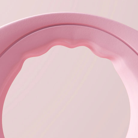 SPORTNOW 12kg Kettlebell, Kettle Bell with Wide Handle for Home Gym, Weight Lifting, Strength Training, Pink